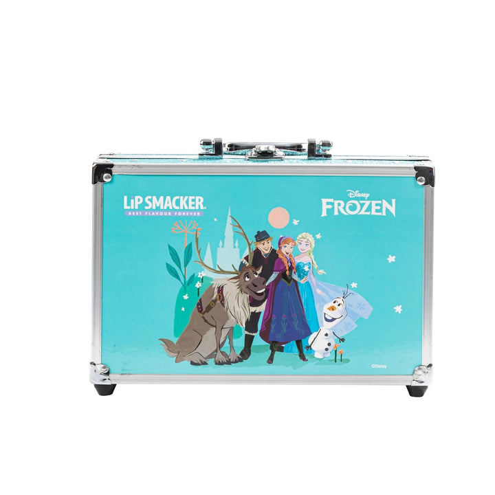 Lip Smacker Frozen Traincase, Frozen Schminkkoffer für Kinder, 40+ Make-up Produkte für Gesicht, Lip