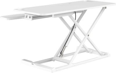 bonVIVO Höhenverstellbarer Schreibtisch-Aufsatz 95 x 40 - Sit-Stand-Erhöhung Macht Jede Workstation
