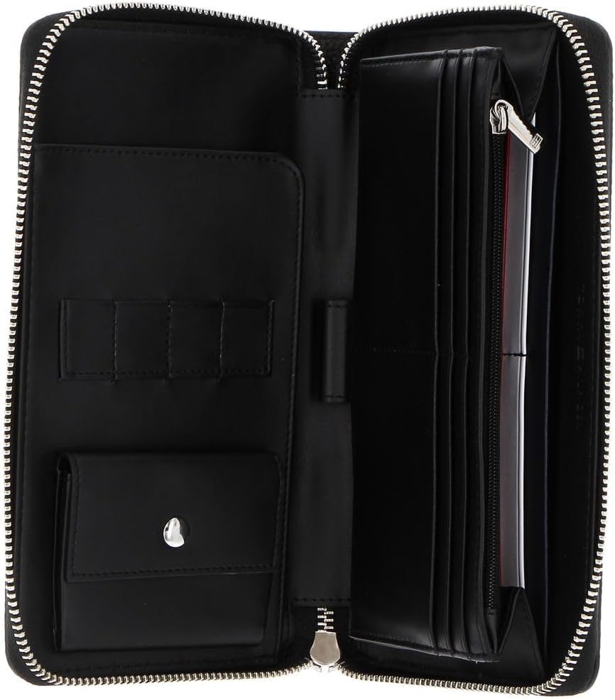 Tommy Hilfiger Damen Th Element Reisezubehör-Reisebrieftasche, Schwarz