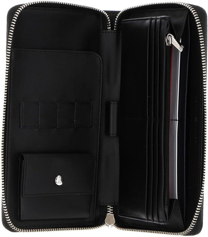 Tommy Hilfiger Damen Th Element Reisezubehör-Reisebrieftasche, Schwarz