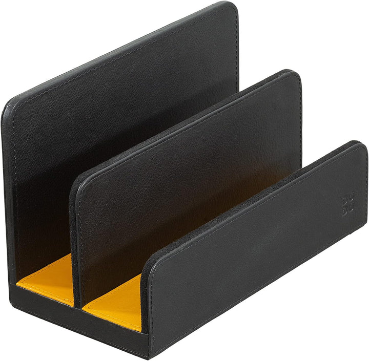 DUDU Schreibtisch-Set aus Leder für das Büro 4-teilig mit Taschenleerer Stifthalter Briefhalter Zett