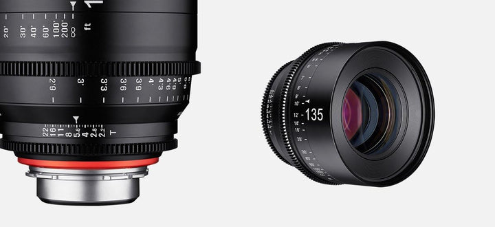 XEEN Cinema 135mm T2,2 PL Vollformat Objektiv MF Cine Video Lens für hohe Auflösungen mit Follow Foc