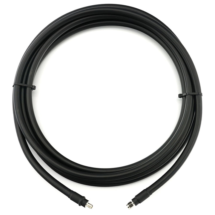 RANGEFUL 15m RP-SMA Stecker auf RP-SMA Buchse Koaxialkabel – 15 Meter 8D-FB Ultra-Verlustarmes Ø11.1