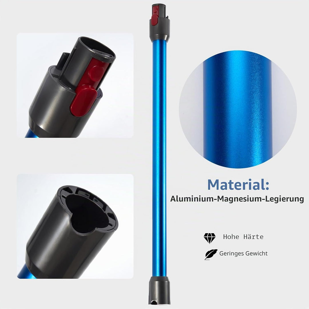 Cheerhom Teleskoprohr für Dyson, Verlängerungsrohr Kompatibel für Dyson V7 V8 V10 V11 V15, 73 cm Sta