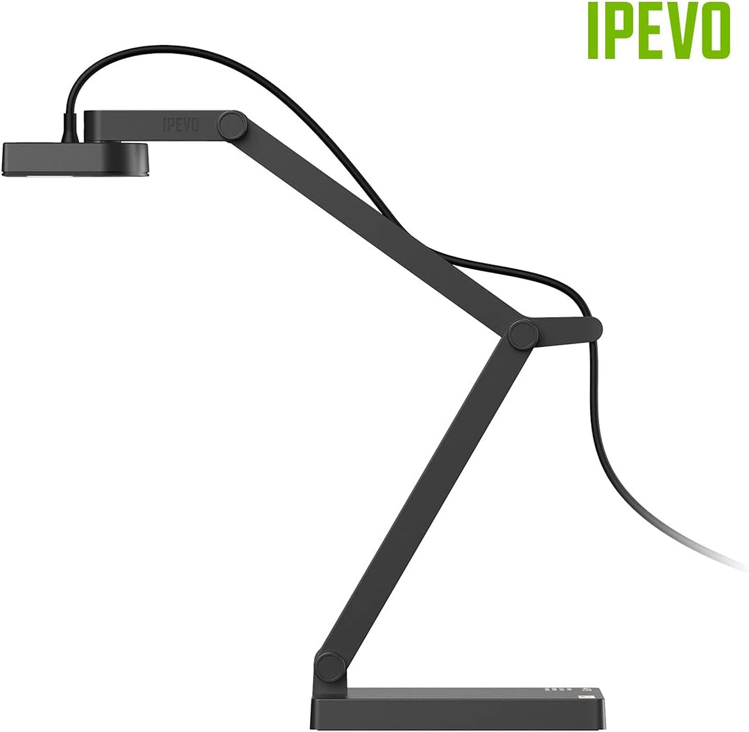 Dokumentenkamera IPEVO V4K PRO Ultra HD USB mit KI-gestütztem Mikrofon, für Visualisierung im Klasse