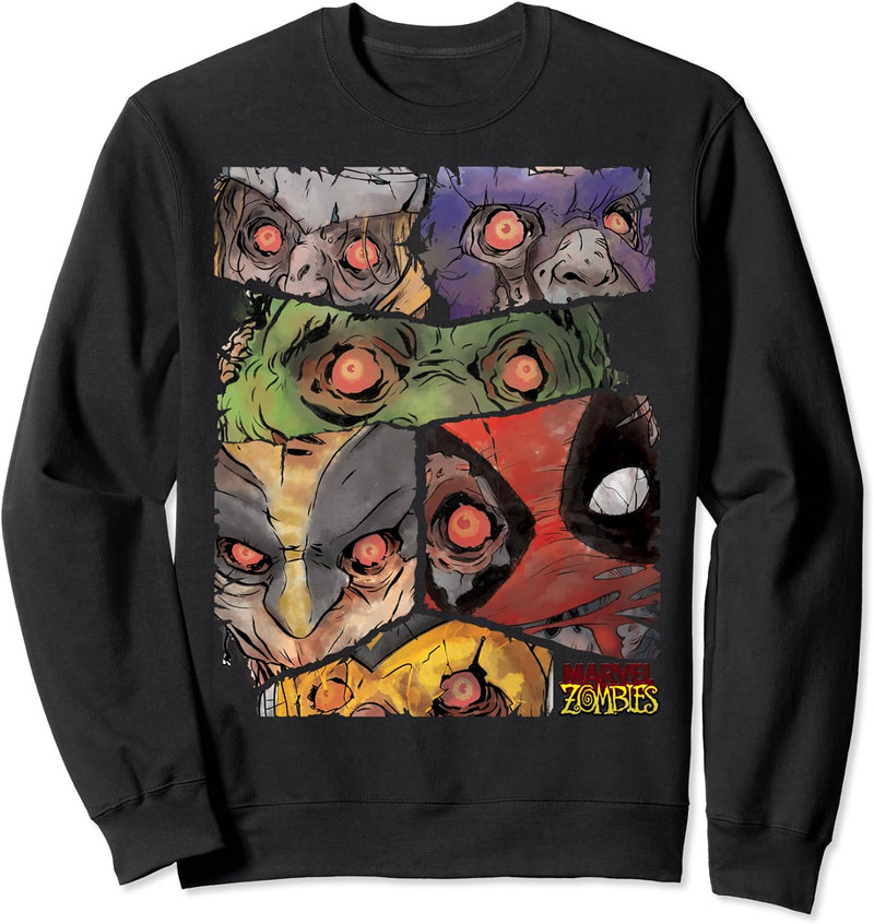 Marvel Zombies Group Shot Panels Sweatshirt
