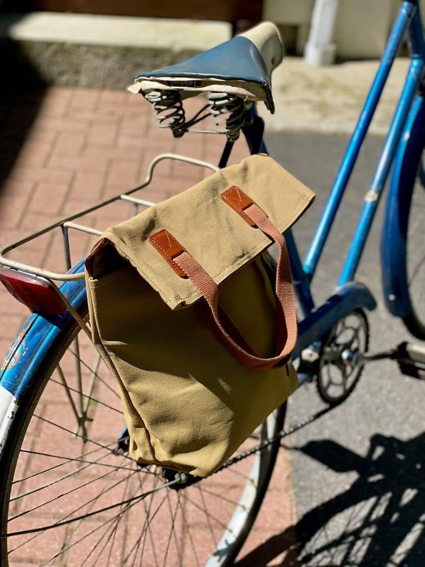 Tourbn TOURBON 3-in-1 Fahrradtasche hinten für Fahrrad Damen Shopper Handtasche Gepäckträgertasche O