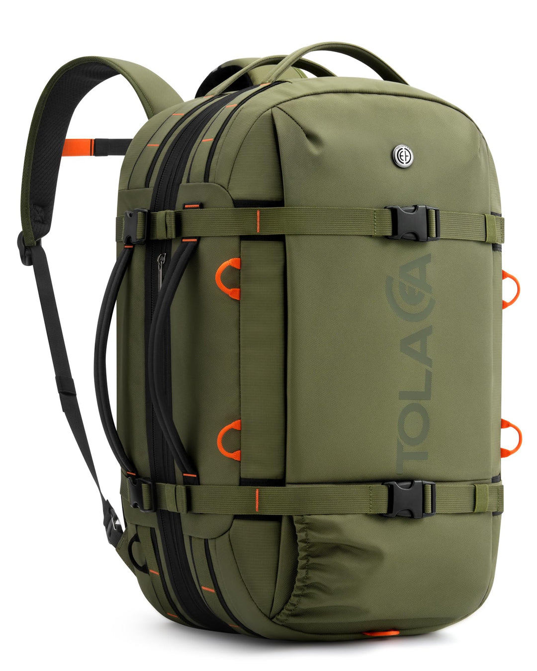 Tolaccea Reiserucksack, Handgepäck Rucksack Flugzeug, TSA-Freundlicher Laptop Rucksack 15,6 Zoll, Er