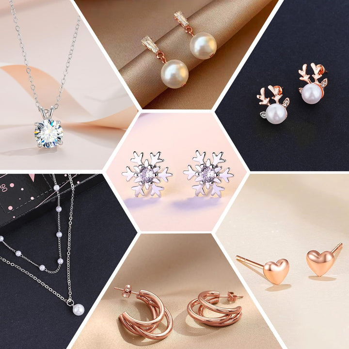 Adventskalender Schmuck 2024 Frauen Teenager Mädchen, Weihnachtskalender Schmuck mit 24 tolle Damen