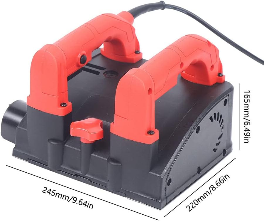 Doppelschleifmaschinen, 1200W Betonschleifer Betonfräse Walzenfräse Sanierungsfräse Fräse Wand Putzf