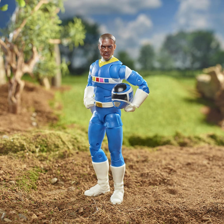 Power Rangers Hasbro Lightning Collection - In Space Blue Ranger &amp; Galaxy Glider Deluxe Action Figur