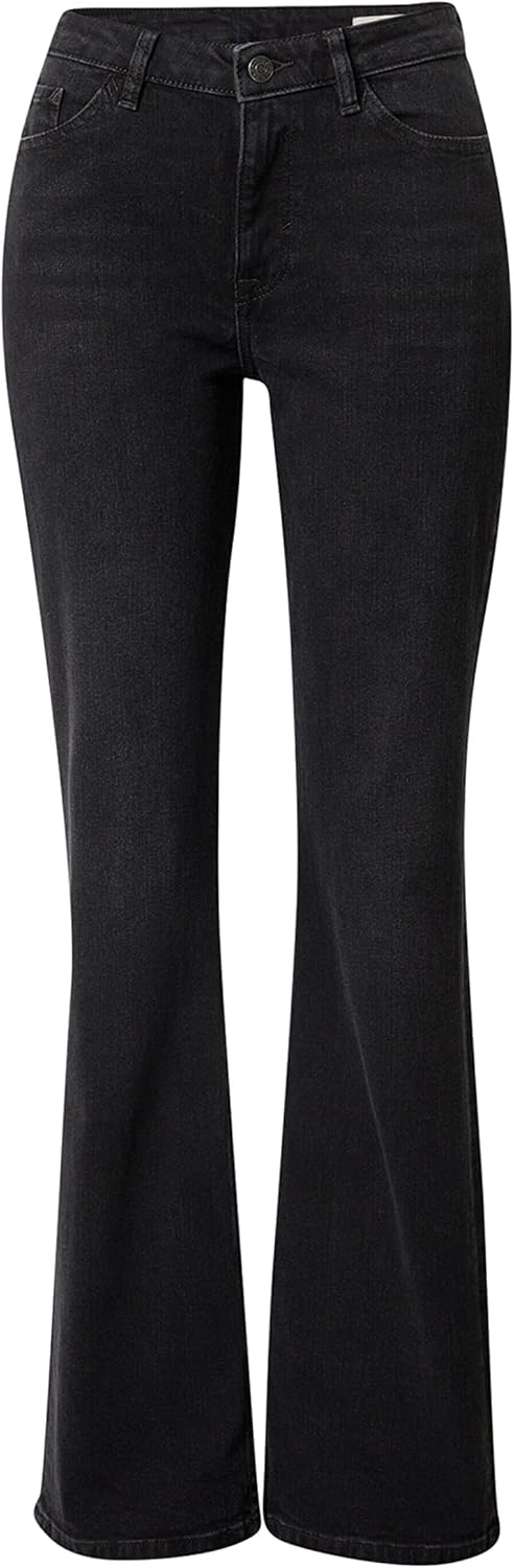 ESPRIT Damen Jeans 25W / 30L 911/Black Dark Wash, 25W / 30L 911/Black Dark Wash