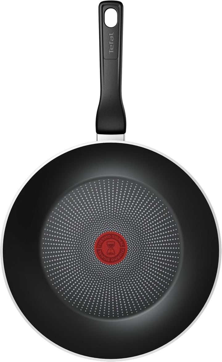 Tefal Recycled On Wokpfanne 28 cm, 100% recyceltes Aluminium, Antihaftbeschichtung, Induktion, Spülm