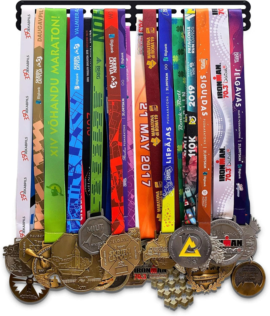 United Medals BLANK Medaillenhalter Edelstahl | Medaillen Aufhänger | Medal Hanger Holder Display Ra