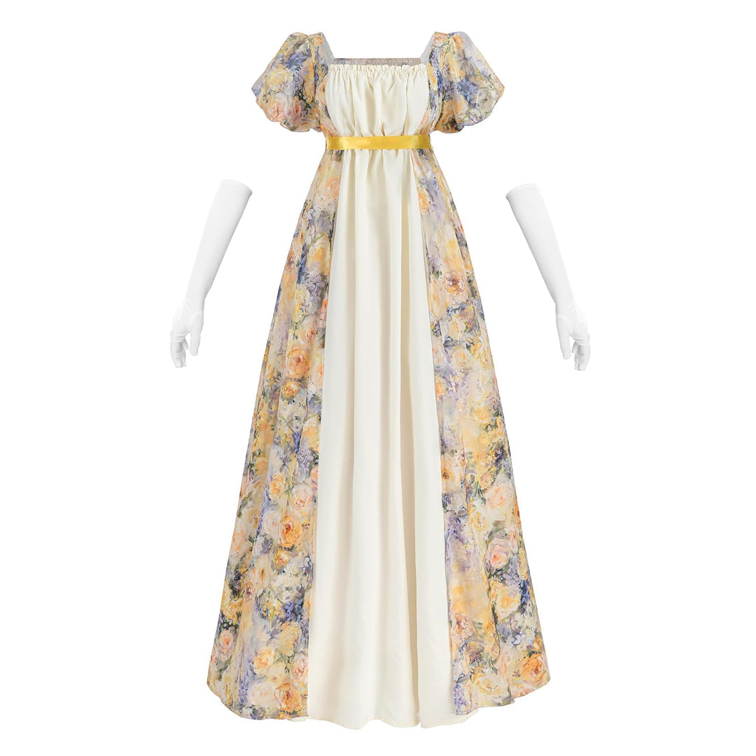 CR ROLECOS Kleider 19 jahrhundert Regency Kleider Empire Kleid Viktorianisches Kostüme für Hochzeit