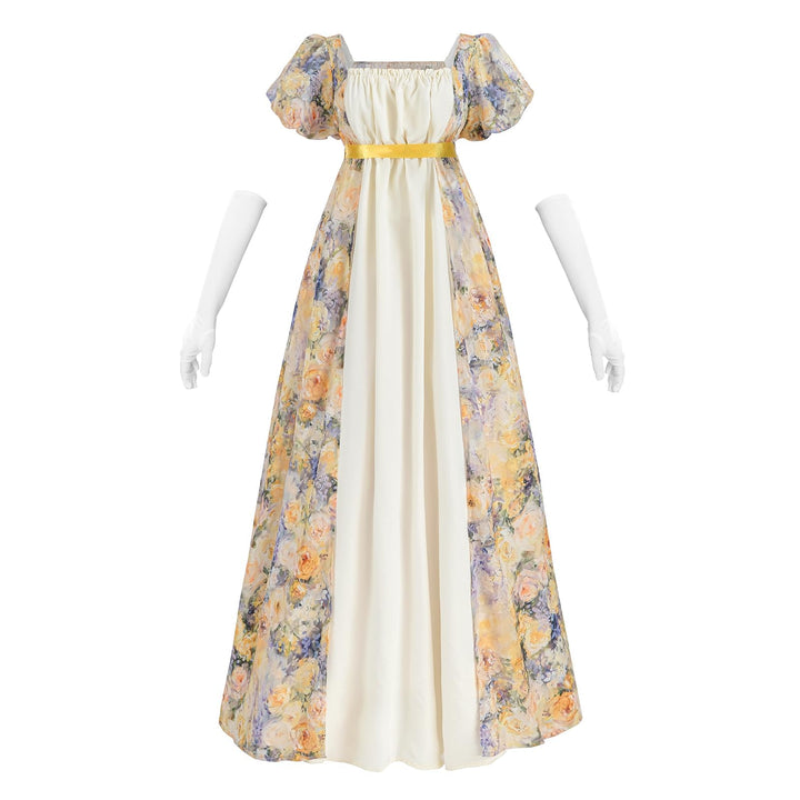 CR ROLECOS Kleider 19 jahrhundert Regency Kleider Empire Kleid Viktorianisches Kostüme für Hochzeit