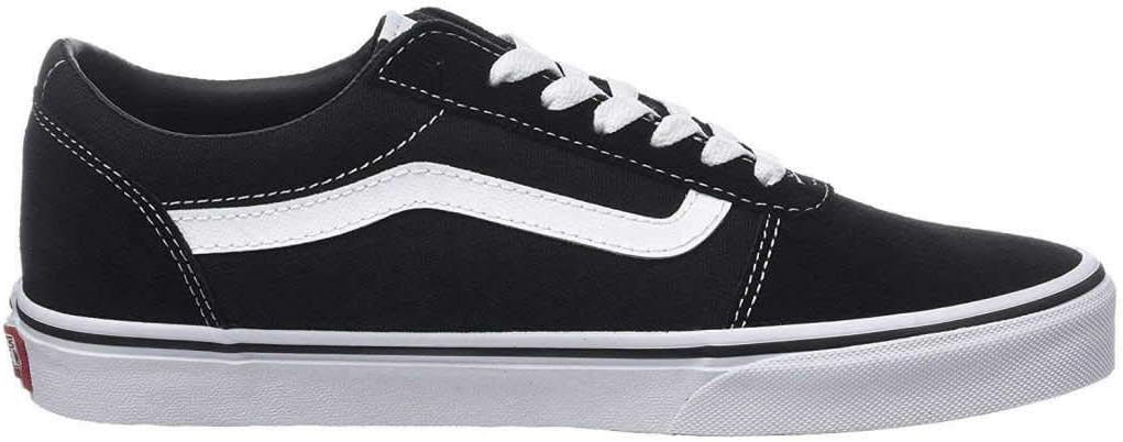 Vans Ward Herrenschuhe Schnürschuhe Rot Freizeit 40.5 EU Black And White, 40.5 EU Black And White