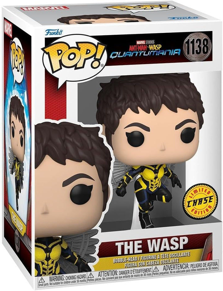 Funko Pop! Vinyl Marvel: Ant-Man Quantumania - Wasp - 1/6 Quote Für Seltene Chase-Variante - Vinyl-S