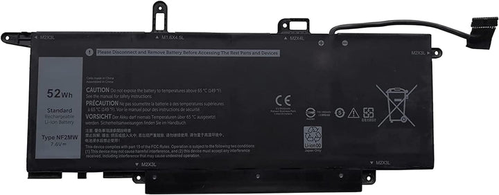 ASKC NF2MW Laptop Akku für Dell Latitude 7400 2-in-1 Latitude 9410 Series 7146W 085XM8 08W3YY 0C76H7