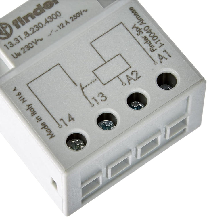 finder Serie 13 Zusatzrelais, 1 Kontakt, 230 V, Wechselstrom
