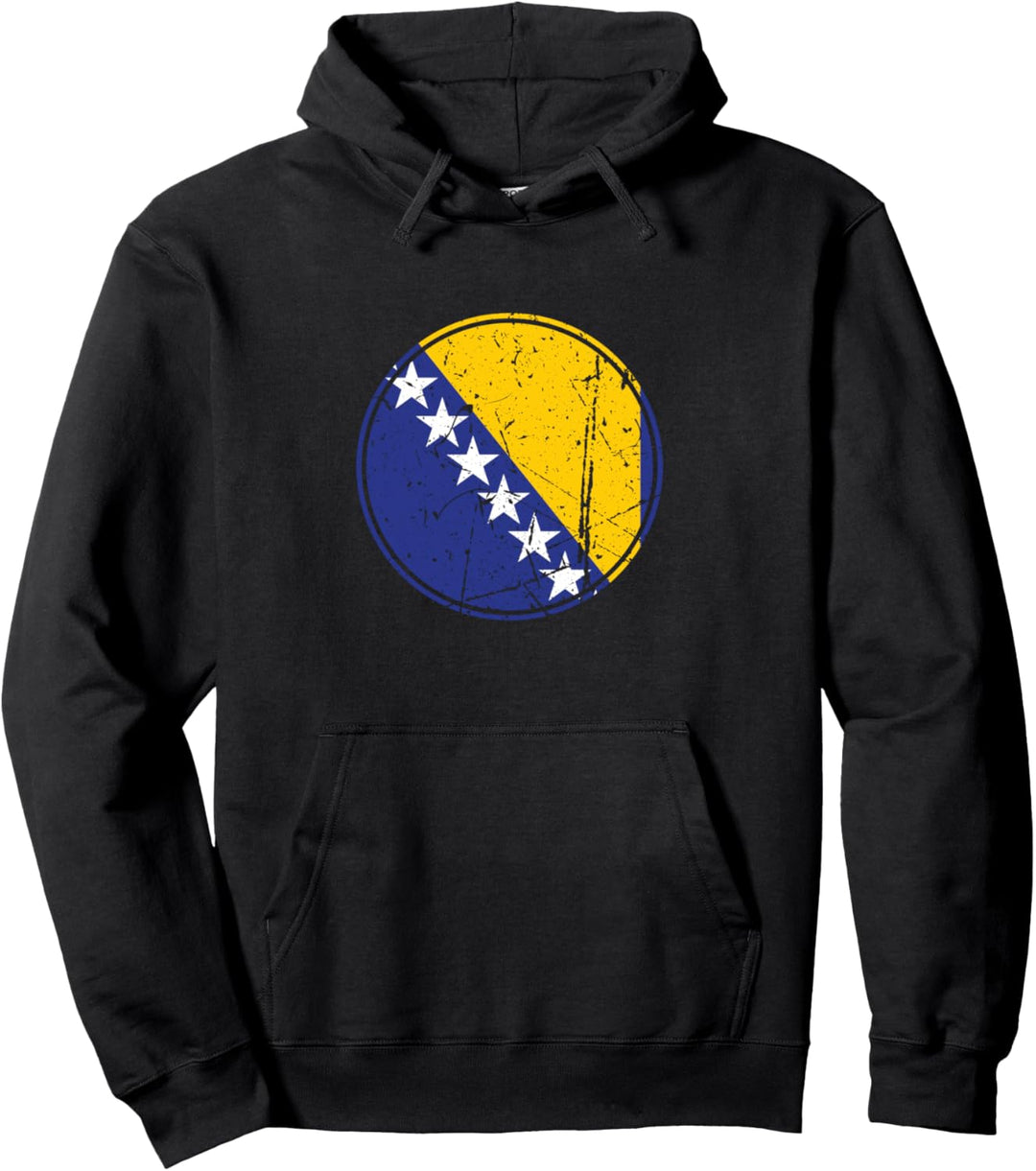 Bosnien Bosnische Flagge Stolzer Bosnier Pullover Hoodie