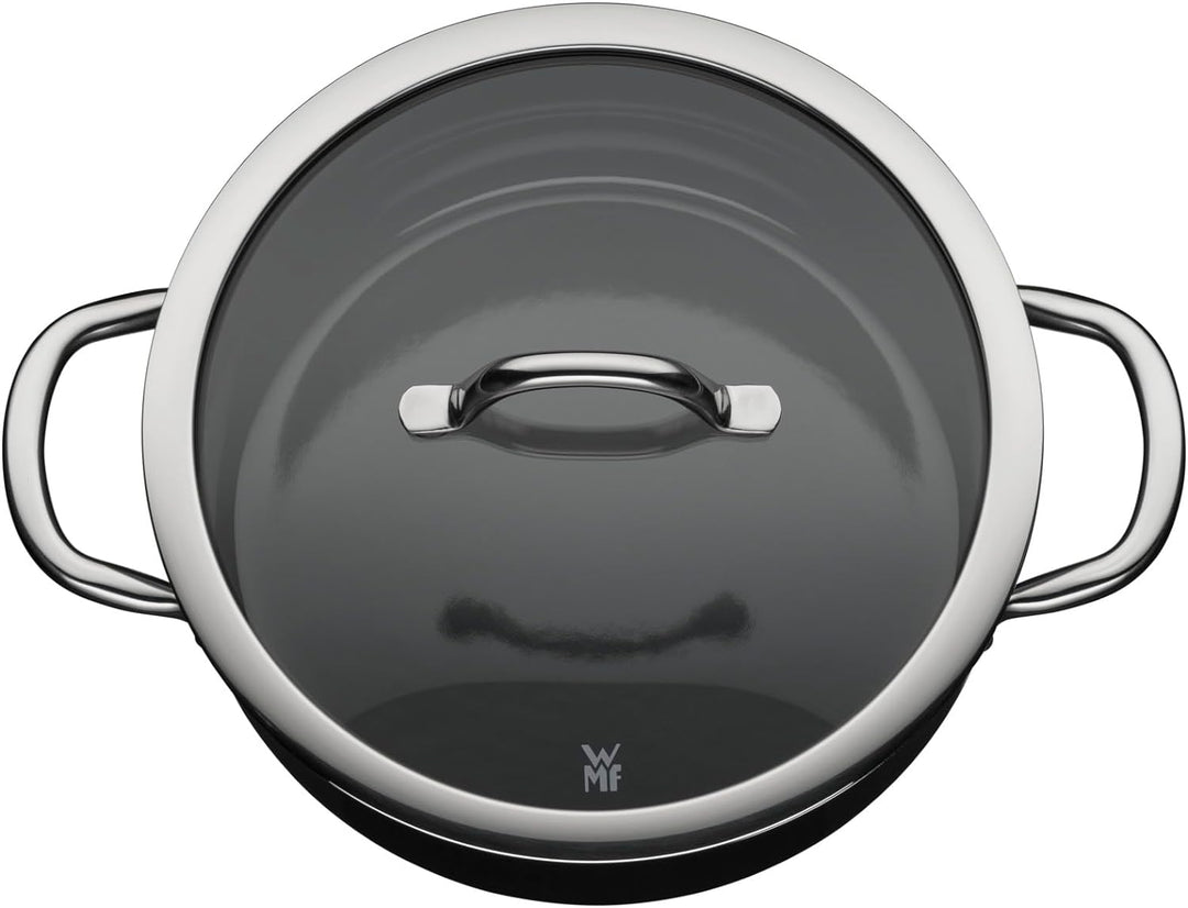 WMF Fusiontec Inspire Kochtopf gross, 24 cm, Glasdeckel, Bratentopf Induktion, 4,4l, High-Tech Keram