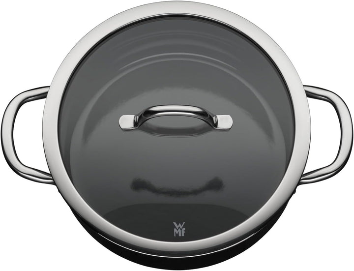 WMF Fusiontec Inspire Kochtopf gross, 24 cm, Glasdeckel, Bratentopf Induktion, 4,4l, High-Tech Keram