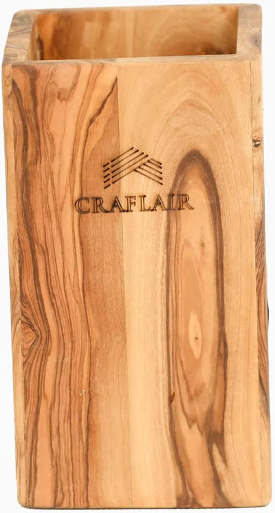 CRAFLAIR Olivenholz Löffel Besteck Kochlöffel Reislöffel Spatel Schöpfkelle Salatbesteck Salatlöffel