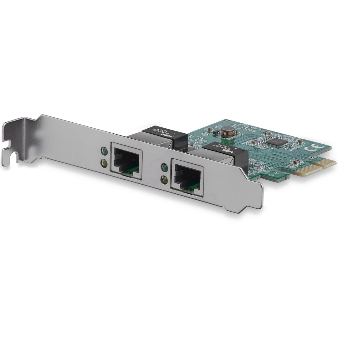StarTech.com 2 Port Low Profile PCI Express/PCIe Gigabit Ethernet Netzwerkkarte mit 2x RJ45 - 1GB/s