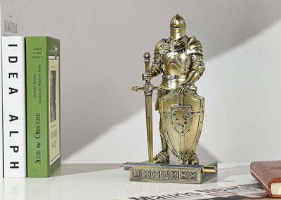 HDMbigmi King's Guard Ornament Ritter Statue für Schreibtisch, Desktop Zubehör Stifthalter Stifthalt