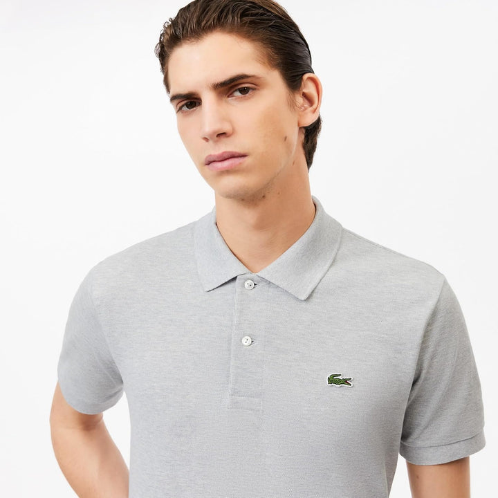 Lacoste Herren Paris Poloshirt M Argent Chine, M Argent Chine