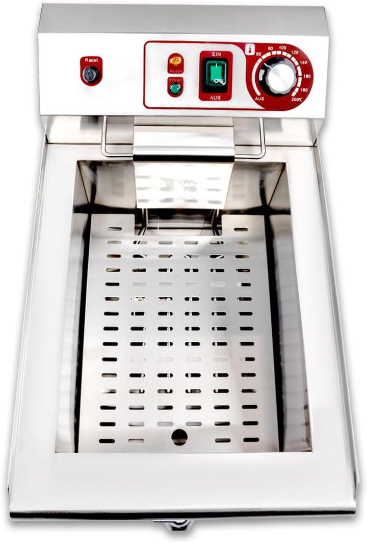 Beeketal 'BWF-161P' Profi Gastronomie Kaltzonen Fritteuse (16 Liter Volumen für max. 11 Liter Öl) Ed