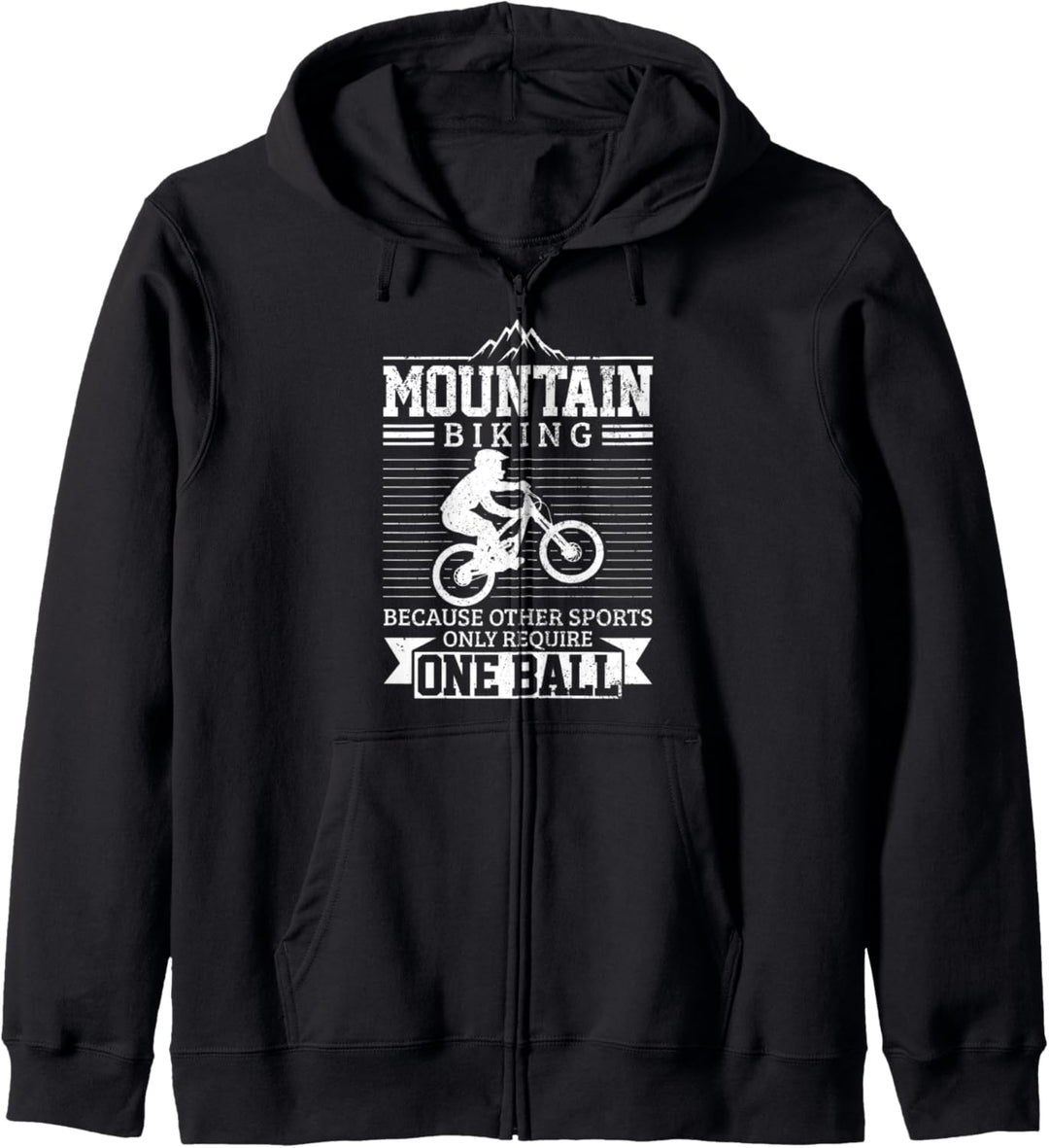 Mountainbike MTB Downhill Freeride Mountainbiker Geschenk Kapuzenjacke