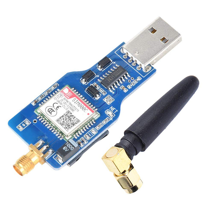 USB-zu-GSM-Modul, Vierfrequenz-GSM/GPRS SIM800C USB-zu-GSM-Seriellmodul, Wireless-Modul Quad-Band, m