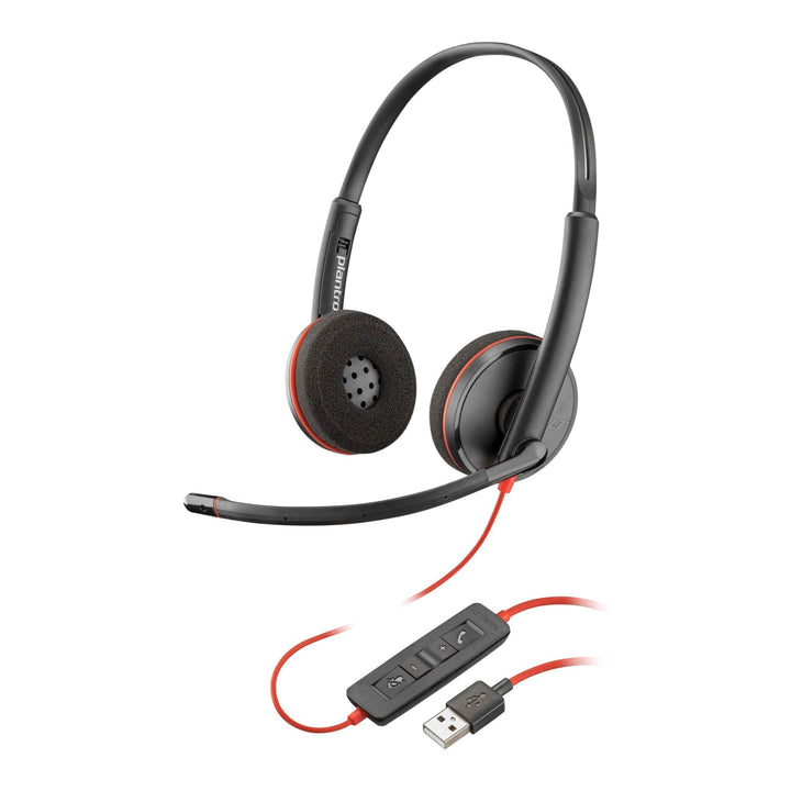 Plantronics Stereo-USB-Headset 'Blackwire C3220', Schwarz