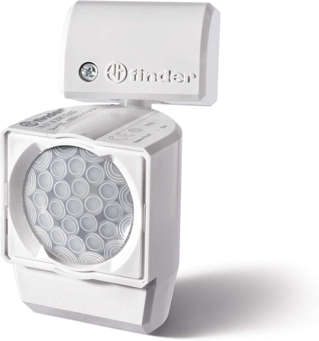 Finder 180182300000PAS Infrarot-Bewegungsmelder, 1 Schliesskontakt, 10 A, 230 VAC, IP40