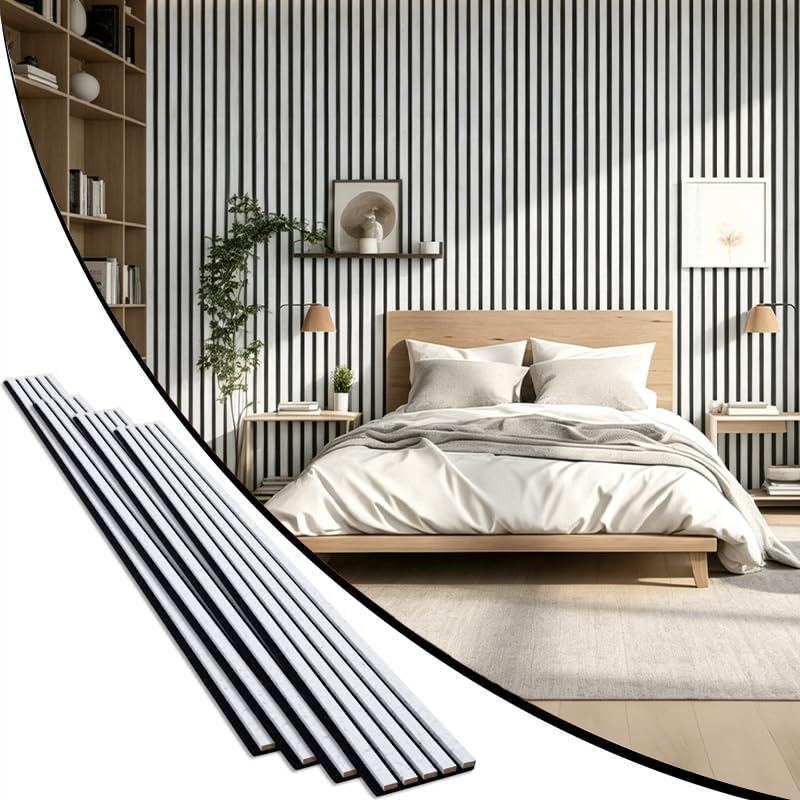 3D Akustikpaneele 120 x 60 x 2,2 cm, Holz Optik Paneele, Wandpaneele in Holzoptik als Schallabsorber