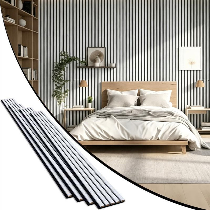3D Akustikpaneele 120 x 60 x 2,2 cm, Holz Optik Paneele, Wandpaneele in Holzoptik als Schallabsorber