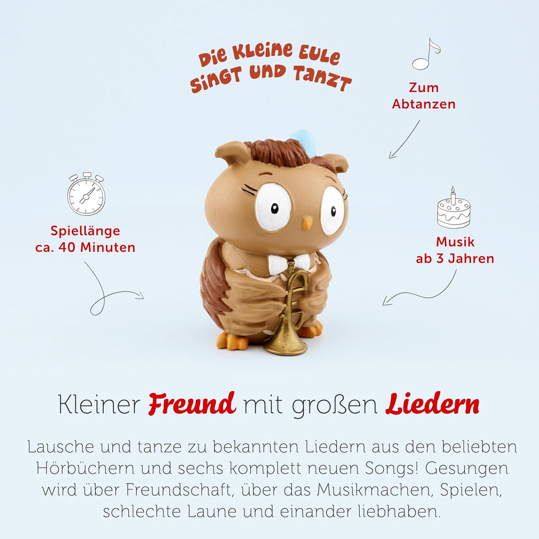 tonies Hörfiguren für Toniebox, Die Eule mit der Beule – Die kleine Eule singt und Tanzt. Das 2. Lie
