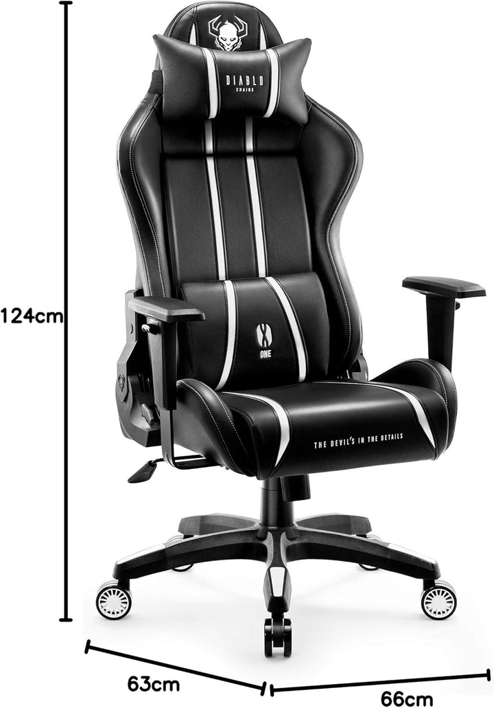 Diablo X-One 2.0 Gaming Stuhl für Kinder Gamer Chair Bürostuhl Schreibtischstuhl Verstellbare Armleh