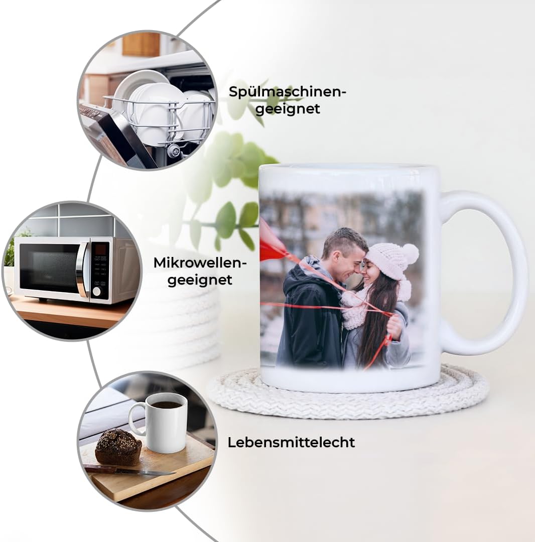 Personalisierte Tasse | personalisiert mit Foto oder Text | Tasse mit Bild | Geschenkidee | Fototass