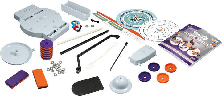BUKI 3018 - Mini Lab – Magnete | Wissenschaftsset mit 10 Experimenten zu Magnetismus | Lernspielzeug