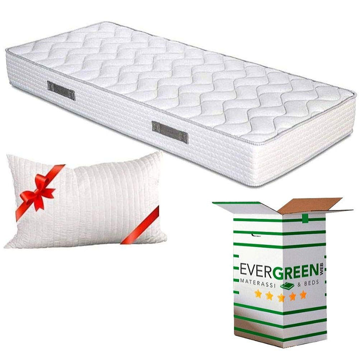 EVERGREENWEB - Orthopädische Waterfoam Matratze 80x190 cm, Hoch 20 cm + 1 VISCOSCHAUM Kissen KOSTENL