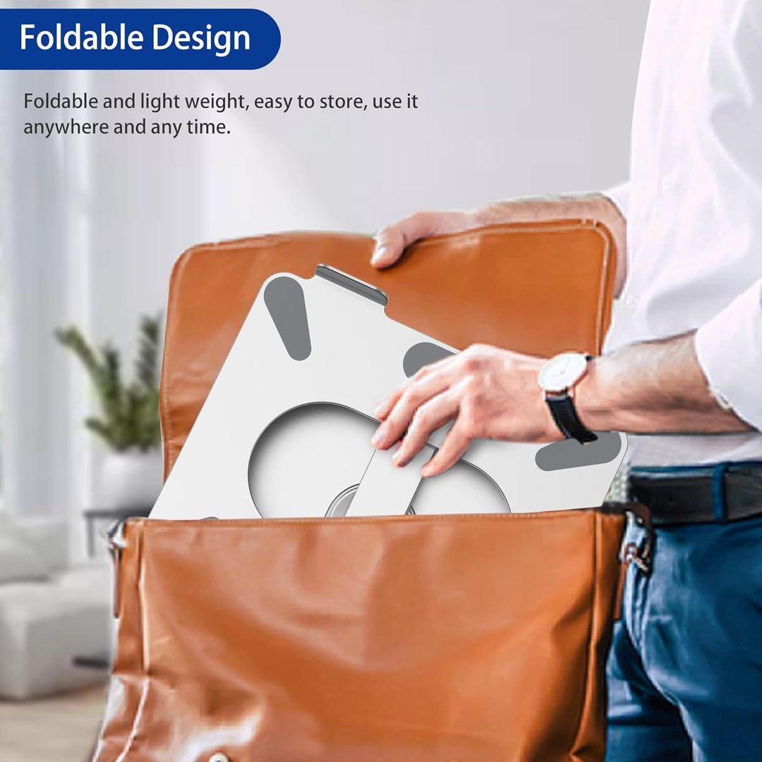 BESIGN LSX7 Laptop ständer mit 360 Drehbarer Basis, Verstellbarer ergonomischer Notebook-Ständer, La