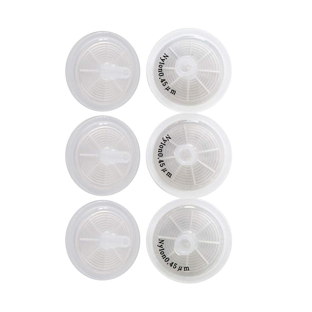 NYL Spritzenfilter, 25 mm, 100 Stück, 25mm-0.45μm, 25 mm-0,45 μm., 25mm-0.45μm