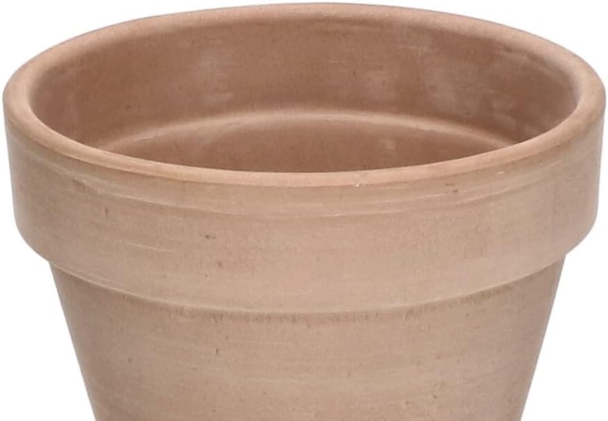 KOTARBAU® Blumentopf Übertopf aus Terrakotta Mokka ⌀ 13 cm für Innenräume und Gärten Mokka 13 Cm, Mo