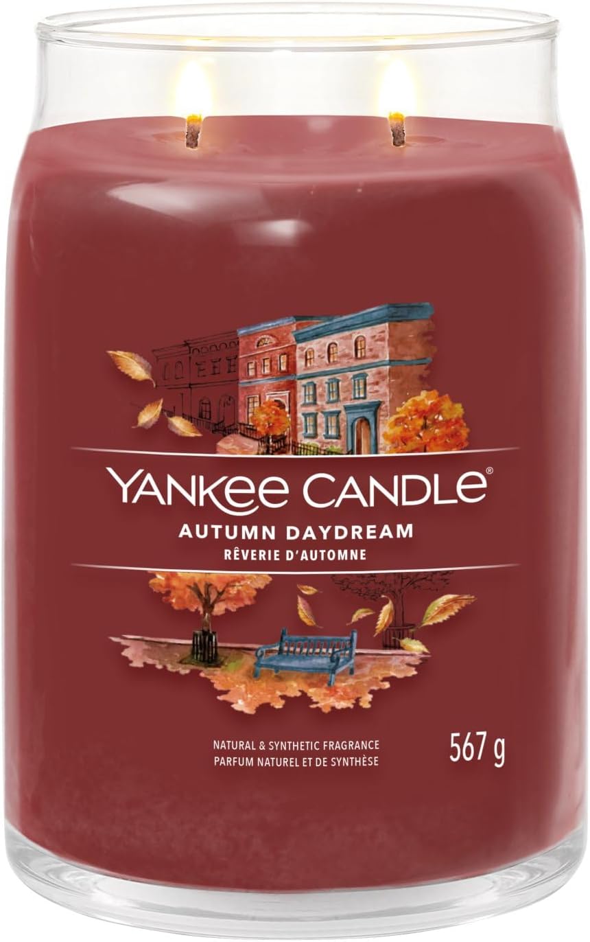 Yankee Candle Autumn Daydream grosses Glas