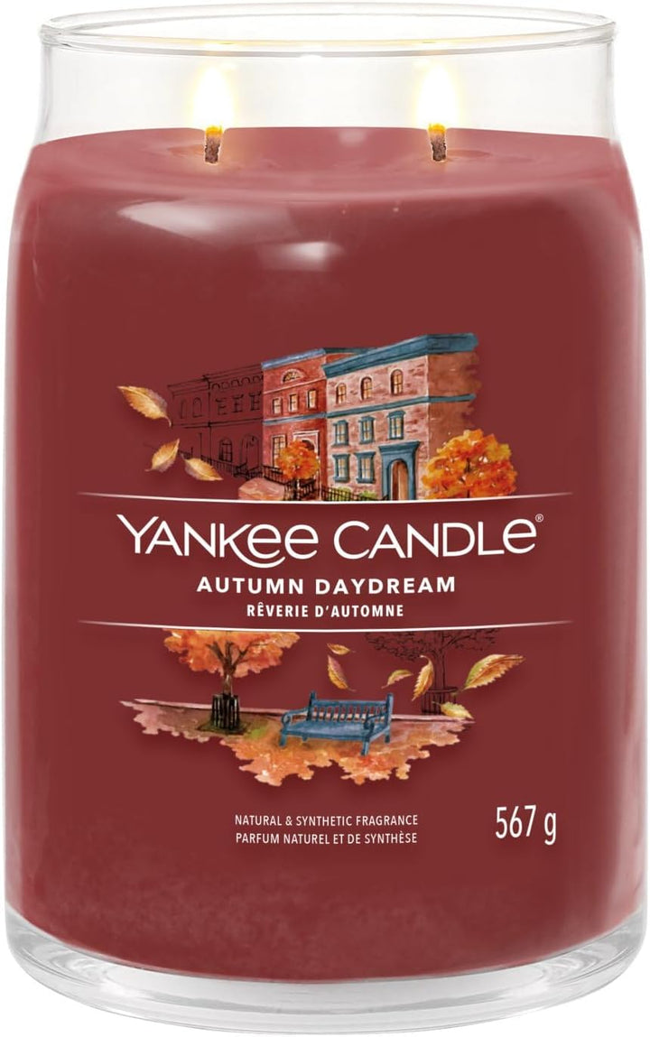 Yankee Candle Autumn Daydream grosses Glas