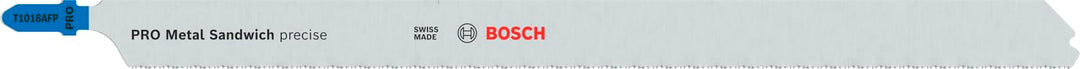 Bosch 3x PRO Metal Sandwich precise T1018AFP Stichsägeblatt (für Sandwich-Metall, Sandwich-Metall, L
