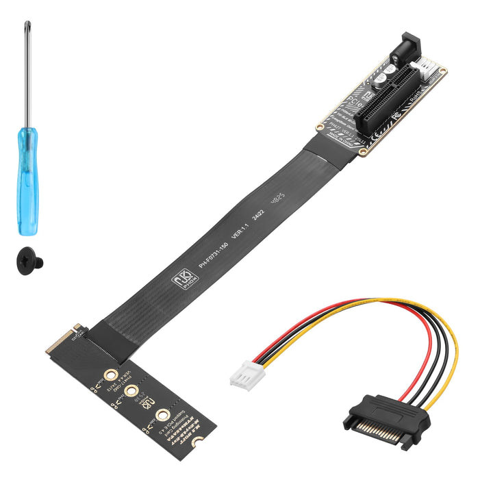 GINTOOYUN M.2 NVME zu PCIE X4 Grafikkarte Erweiterungskarte Mainboard M.2-M Schlüssel NVME Steckplat